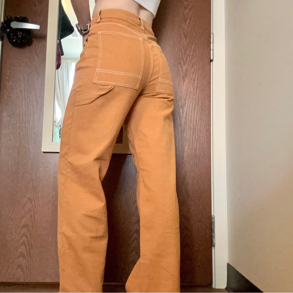 Orange Carpenter Pants
